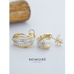 MEMOIRE 14K Yellow Gold Lab Grown Diamond Earrings thumbnail 3