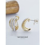 MEMOIRE 14K Yellow Gold Lab Grown Diamond Earrings thumbnail 4