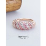 MEMOIRE 14K Rose Gold Twist Lab Grown Diamond Band thumbnail 1