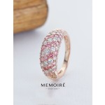 MEMOIRE 14K Rose Gold Twist Lab Grown Diamond Band thumbnail 4